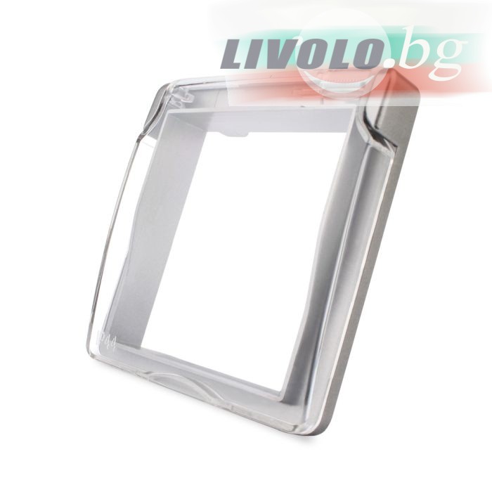 LIVOLO - C7-1WF-15 - Сребрист влагозащитен фрейм