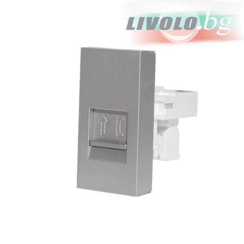 LIVOLO - WT-1-64 - Сребрист-металик телефонен МОДУЛ 22.5 мм