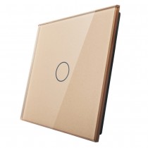 LIVOLO - 701-63 (C7-C1-13) - ШАМПАНСКО, панел кристално стъкло, 1 точка, 80mm*80mm, EU
