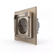 LIVOLO - VL-C7-C1EUWF-13 - Шампанско модул контакт влагозащитен 220V/16A