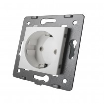 LIVOLO - WG-71EU-61 (VL-C7-C1EU-11) - Бял модул контакт 220V/16A