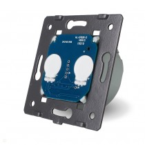 LIVOLO - VL-C702C - МОДУЛ 2 сензорни КЛЮЧА, 1 посока, ниско напрежение =12V/24V, подсвет