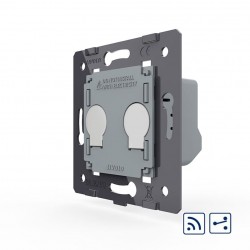 LIVOLO - VL-C702SR (VL-FC2SR-2G) - МОДУЛ 2 сензорни КЛЮЧА, 2 посоки, дистанционен контрол, подсвет