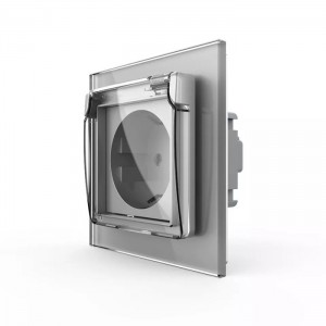 LIVOLO - VL-C7-C1EUWF-15 - Сребрист модул контакт влагозащитен  220V/16A