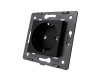 LIVOLO - VL-71EU-62 - Черен единичен контакт 220V/16A
