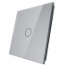 LIVOLO - 701-64 (C7-C1-15, VL-P701-2I) - СРЕБРИСТ, панел кристално стъкло, 1 точка, 80mm*80mm, EU
