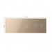 LIVOLO - 70112-63 (C7-C1/C1/C2-13) - ШАМПАНСКО, панел кристално стъкло, 4 точки, 223mm*80mm, EU