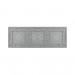 LIVOLO - 70121-64 (C7-C1/C2/C1-15) - СРЕБРИСТ, панел кристално стъкло, 4 точки, 223mm*80mm, EU
