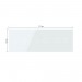 LIVOLO - 70222-61 (C7-C2/C2/C2-11) - БЯЛ, панел кристално стъкло, 6 точки, 223mm*80mm, EU