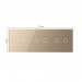 LIVOLO - 70222-63 (C7-C2/C2/C2-13) - ШАМПАНСКО, панел кристално стъкло, 6 точки, 223mm*80mm, EU