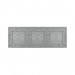 LIVOLO - 70222-64 (C7-C2/C2/C2-15) - СРЕБРИСТ, панел кристално стъкло, 6 точки, 223mm*80mm, EU