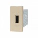 LIVOLO - WUSB-CHARGER- 63 (VL-C7-1USB-13) - Шампанско-металик USB ЧАРДЖЪР МОДУЛ 22.5 мм