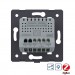 LIVOLO - VL-FC1SD1Z-2G - МОДУЛ сензорен ДИМЕР, ZigBee контрол, 2 посоки (девиатор), подсвет