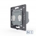 LIVOLO - VL-FC2NWR-2G - МОДУЛ 2 сензорни КЛЮЧА, ЩОРИ, дистанционен контрол, 1 посока, подсвет