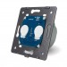LIVOLO - VL-C702C - МОДУЛ 2 сензорни КЛЮЧА, 1 посока, ниско напрежение =12V/24V, подсвет